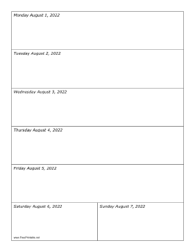 08/01/2022 Weekly Calendar-portrait Calendar