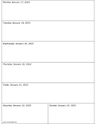 01/17/2022 Weekly Calendar-portrait calendar