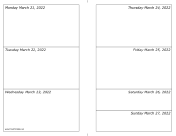 03/21/2022 Weekly Calendar-landscape calendar