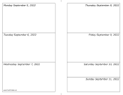 09/05/2022 Weekly Calendar-landscape calendar