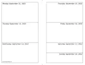 09/12/2022 Weekly Calendar-landscape calendar