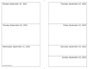 09/19/2022 Weekly Calendar-landscape calendar