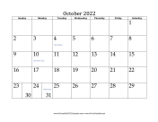 October 2022