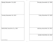 12/19/2022 Weekly Calendar-landscape calendar